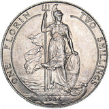 1906 Florin - Edward VII British Silver Coin - Superb