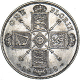 1918 Florin (Small Reverse Design) - George V British Silver Coin - Nice