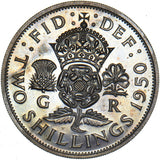 1950 Proof Florin - George VI British Coin - Superb