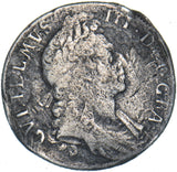 1697 Shilling - William III British Silver Coin