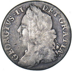 1747 Shilling - George II British Silver Coin