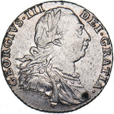 1787 Shilling (Ex Edge Mount) - George III British Silver Coin