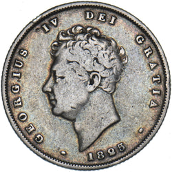 1825 Shilling - George IV British Silver Coin