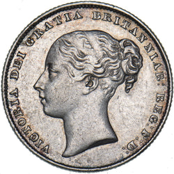 1862 Shilling - Victoria British Silver Coin - Nice