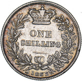 1862 Shilling - Victoria British Silver Coin - Nice