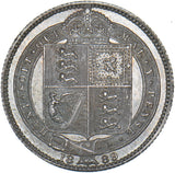1889 Shilling - Victoria British Silver Coin - Very Nice