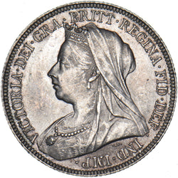 1896 Shilling - Victoria British Silver Coin - Superb