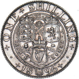 1896 Shilling - Victoria British Silver Coin - Superb