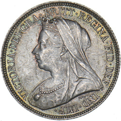 1896 Shilling - Victoria British Silver Coin - Superb