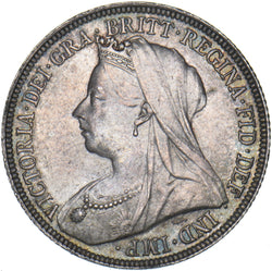 1896 Shilling - Victoria British Silver Coin - Superb