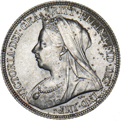 1896 Shilling - Victoria British Silver Coin - Very Nice