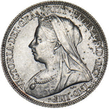1896 Shilling - Victoria British Silver Coin - Very Nice