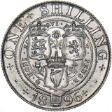 1896 Shilling - Victoria British Silver Coin - Very Nice