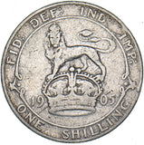 1905 Shilling - Edward VII British Silver Coin