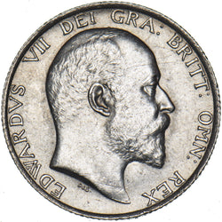 1906 Shilling - Edward VII British Silver Coin - Very Nice