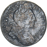 1696 Sixpence (Inverted A in GVLIELMVS) - William III British Silver Coin