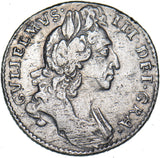 1696 Sixpence - William III British Silver Coin