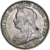 1900 Sixpence - Victoria British Silver Coin - Very Nice