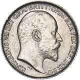 1902 Sixpence - Edward VII British Silver Coin - Very Nice