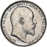 1910 Sixpence - Edward VII British Silver Coin - Very Nice