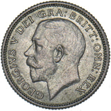 1926 Sixpence - George V British Silver Coin - Very Nice