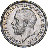 1932 Sixpence - George V British Silver Coin - Superb