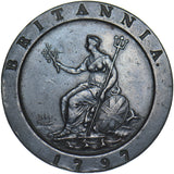 1797 Cartwheel Twopence - George III British  Coin - Very Nice