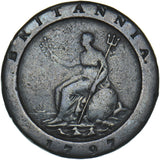1797 Cartwheel Twopence - George III British  Coin