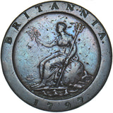 1797 Cartwheel Twopence - George III British  Coin - Nice