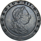 1797 Cartwheel Twopence - George III British  Coin