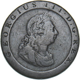 1797 Cartwheel Penny - George III British Copper Coin