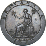 1797 Cartwheel Penny - George III British Copper Coin - Very Nice