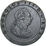 1797 Cartwheel Penny - George III British Copper Coin - Nice
