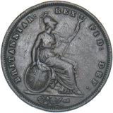 1831 Penny - William IV British Copper Coin - Nice