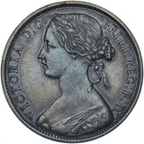 1862 Penny - Victoria British Bronze Coin - Very Nice