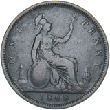 1868 Penny - Victoria British Bronze Coin