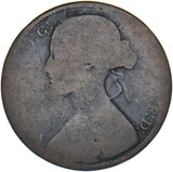 1869 Penny - Victoria British Bronze Coin