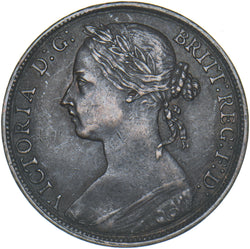 1894 Penny - Victoria British Bronze Coin - Nice