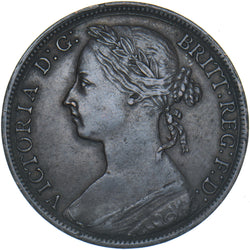 1894 Penny - Victoria British Bronze Coin - Nice