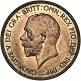 1928 Penny - George V British Bronze Coin - Superb