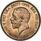 1929 Penny - George V British Bronze Coin - Superb