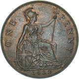 1932 Penny - George V British Bronze Coin - Superb