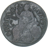 1699 Halfpenny (Date in legend) - William III British Copper Coin