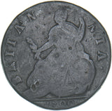 1700 Halfpenny - William III British Copper Coin