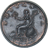 1799 Halfpenny - George III British Copper Coin - Very Nice
