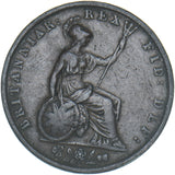 1834 Halfpenny - William IV British Copper Coin
