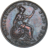 1859 Halfpenny - Victoria British Copper Coin - Nice