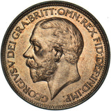 1926 Halfpenny - George V British Bronze Coin - Superb