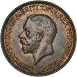 1929 Halfpenny - George V British Bronze Coin - Very Nice