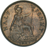 1931 Halfpenny - George V British Bronze Coin - Very Nice
